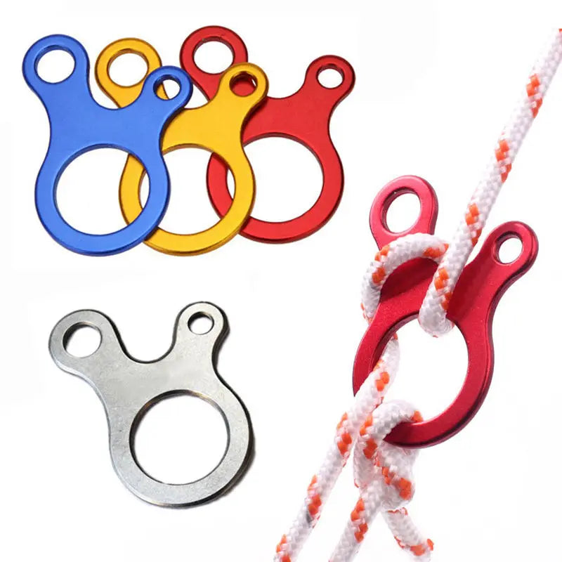 YOUGLE10 pcs/lot 3 Holes Tent Cord Rope Fastener Guy Line  Wind Rope Buckle Hook Hanger Tightener