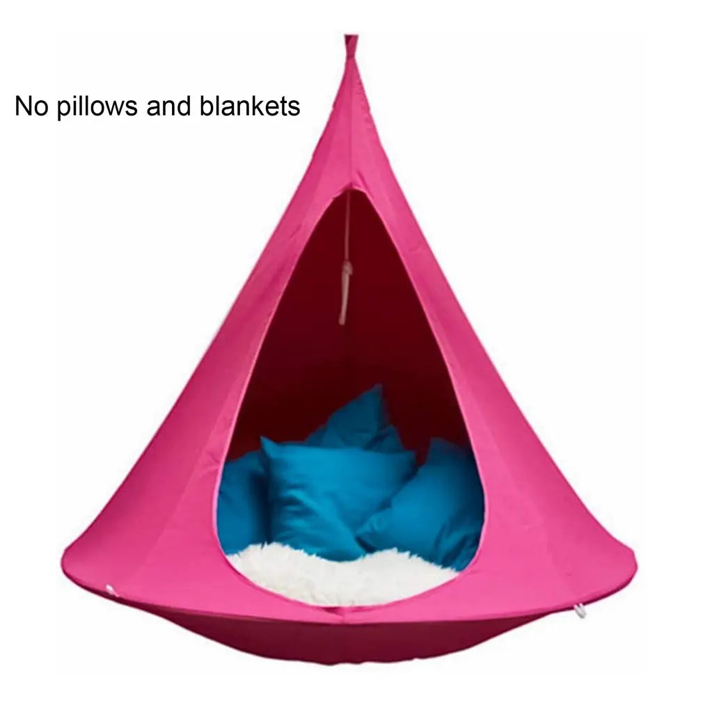 New Camping Hammock Canvas Bedroom Hanging Chair Adults Kids Indoor Portable Relaxation Thickened Outdoor Swing Travel Camping