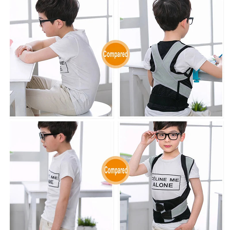 PVP Adjustable Children Posture Corrector for Adult Children Back Straightener Braces Lumbar Support Straight dropshipping