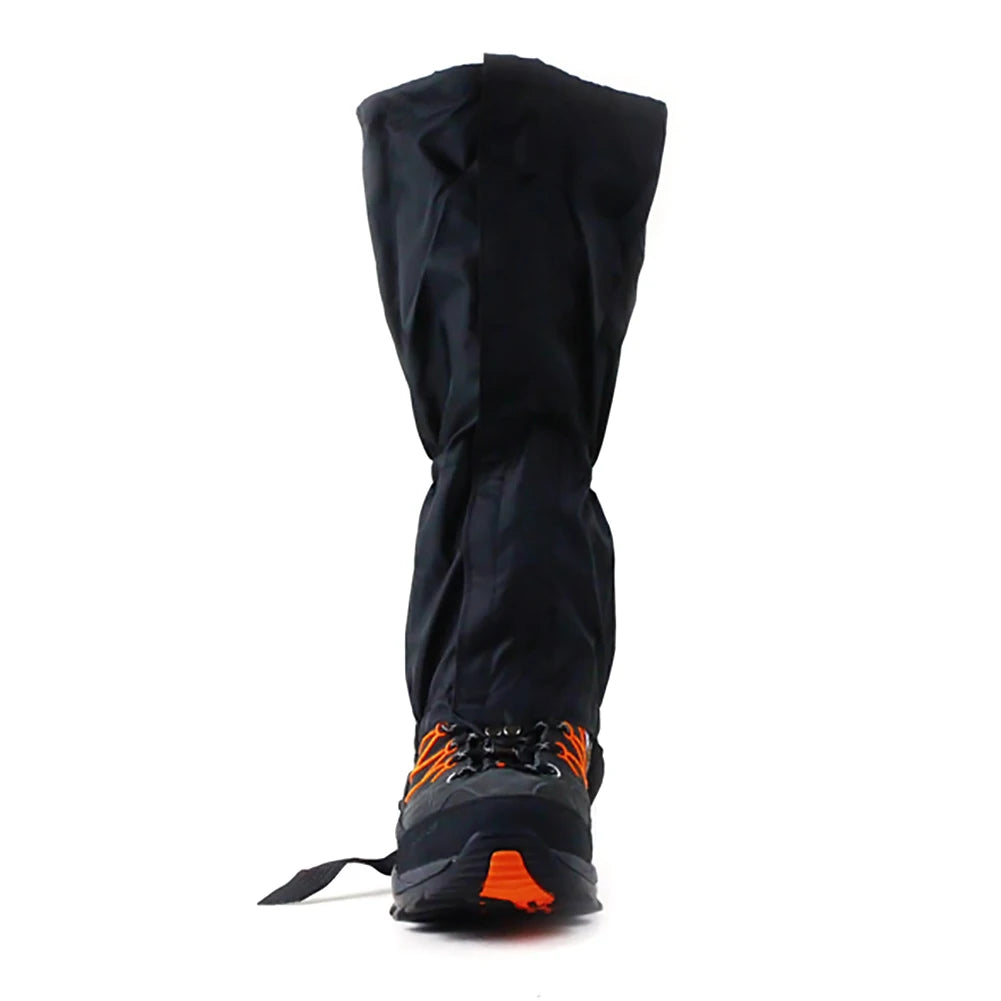 1 Pair Waterproof Leg Gaiters Hiking Trekking Gaiters Breathable Legging Skiing Shoes Cover Legs Protection Guard For Camping