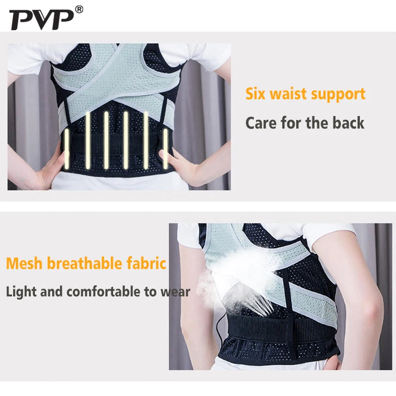 PVP Adjustable Children Posture Corrector for Adult Children Back Straightener Braces Lumbar Support Straight dropshipping