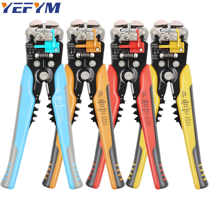 Wire Stripper Tools Multitool Pliers YEFYM YE-1 Automatic 3 In1 Stripping Cutter Crimping Cable Wire Electrician Repair Tools