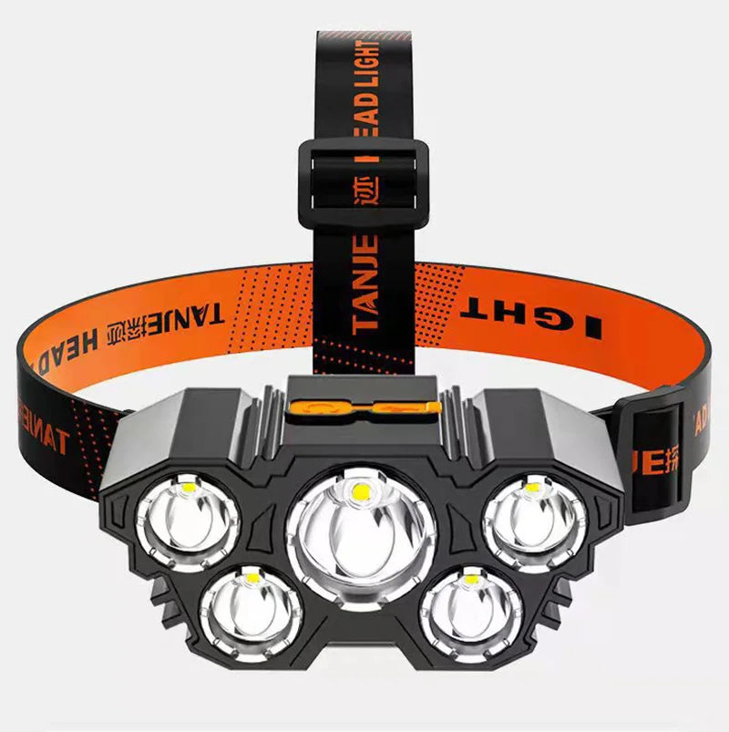 ZK20 LED Headlamp 8000 Lumen Torch Flashlight Headlight Waterproof Head Light Camping Hiking Fishing Mining Light Lamp Torch