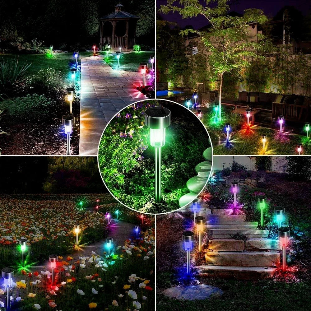 ZK40 Outdoor Solar Lights Garden Lights Solar Powered Lamp Lantern Waterproof Landscape Lighting Pathway Yard Lawn Decoration