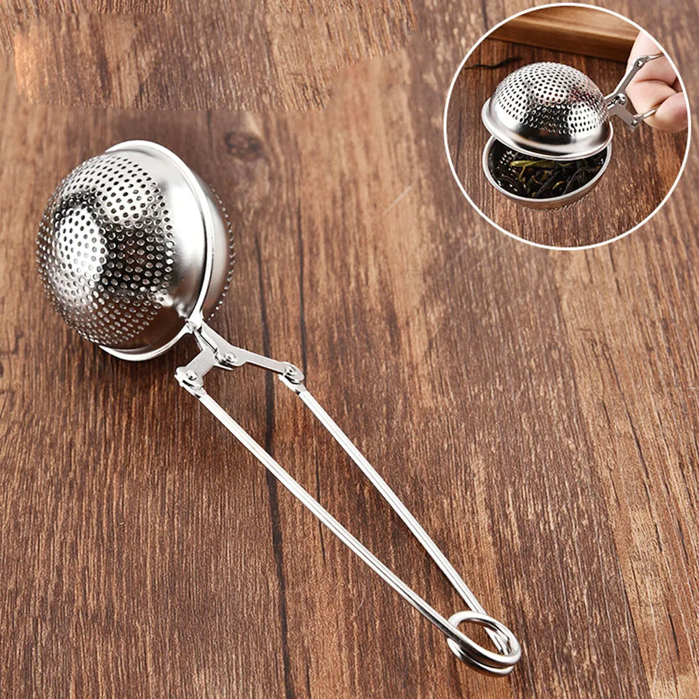 New Tea Strainer Stainless Steel Tea Infuser Mesh Tea Ball Infuser Filter Reusable Loose Leaf Strainer Herb Tea Accessories