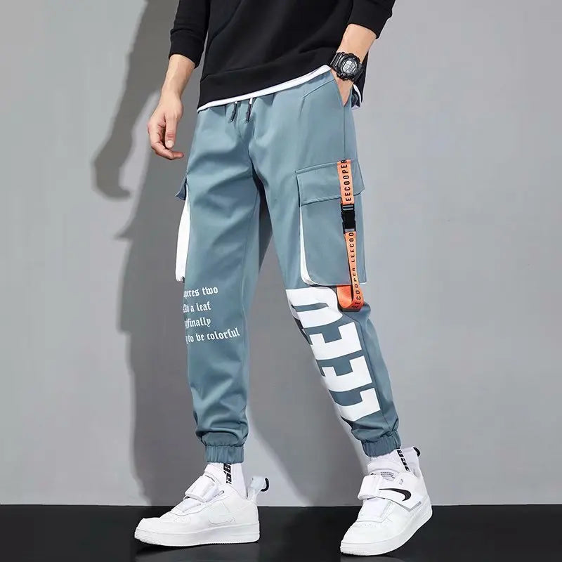 Hip Hop Cargo Pants Men Streetwear Cotton Joggers Fashion Sweatpants Male Casual Harem Trousers Summer Harajuku Pants Men Women