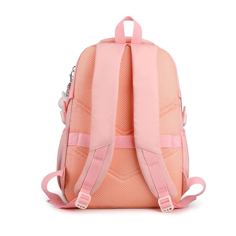 Backpack for Girls Primary School Student Bag 8-14 Years Children Pink Bookbag Kids Satchels Teenagers Knapsack Mochila Femenina