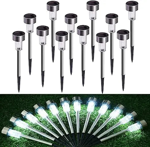 ZK40 Outdoor Solar Lights Garden Lights Solar Powered Lamp Lantern Waterproof Landscape Lighting Pathway Yard Lawn Decoration