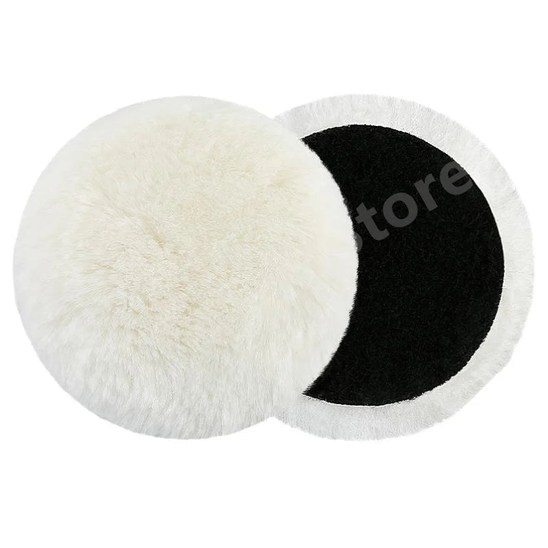 3/5/7PCS Wool Polishing Pad Car Paint Care Polisher Pads Gloss Pad Waxing Polishing Buffing Disc Car Auto Washing Accessories