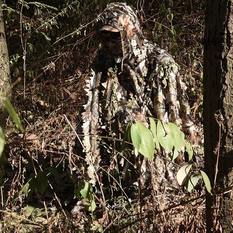 Sniper Jungle Invisibility Cloak 3D Camouflage Hunting Airsoft Gear Men Women Kid Tactical Ghillie Suits Birdwatching Clothes