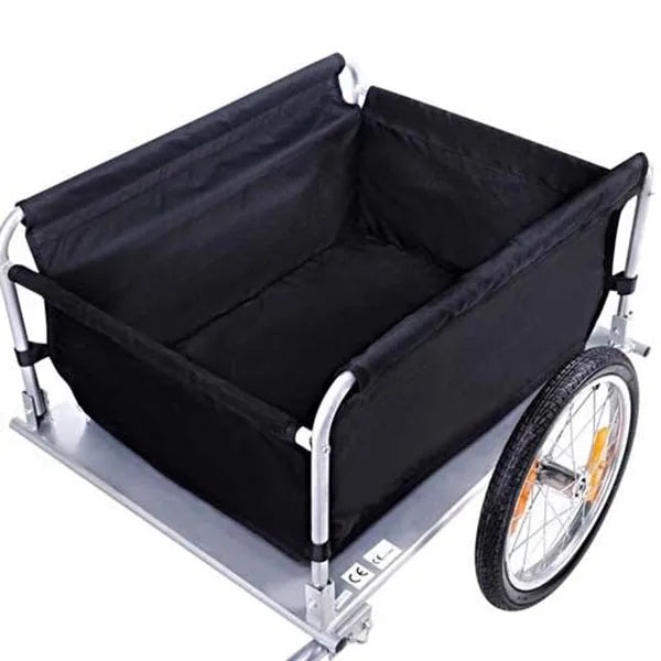 Foldable Trailer Bicycle Cycle Bike Cargo Trailer for Bike Bicycle Cargo Camping Tent Luggage Carry Transport