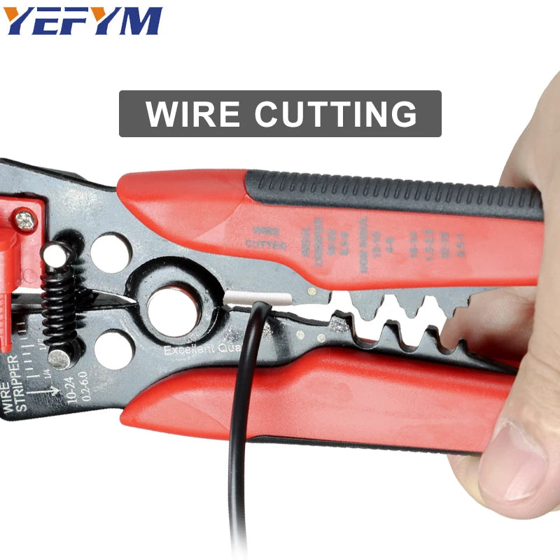 Wire Stripper Tools Multitool Pliers YEFYM YE-1 Automatic 3 In1 Stripping Cutter Crimping Cable Wire Electrician Repair Tools