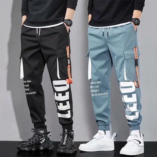 Hip Hop Cargo Pants Men Streetwear Cotton Joggers Fashion Sweatpants Male Casual Harem Trousers Summer Harajuku Pants Men Women