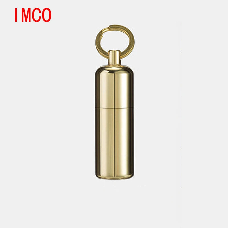 IMCO Mini Oil Lighter 6100 Small Kerosene Lighter Portable brass Gasoline Lighter Peanut Lighter 50*13mm