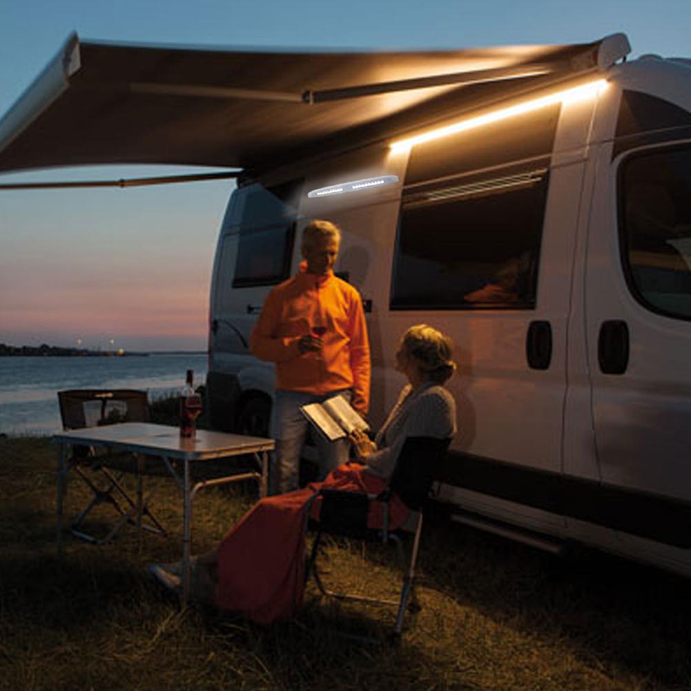 12V 20 LED RV Camper Trailer Awning Light Marine Caravan Exterior Camping Lamp No Radiation High and Low Temperature Resistance - lebenoutdoors