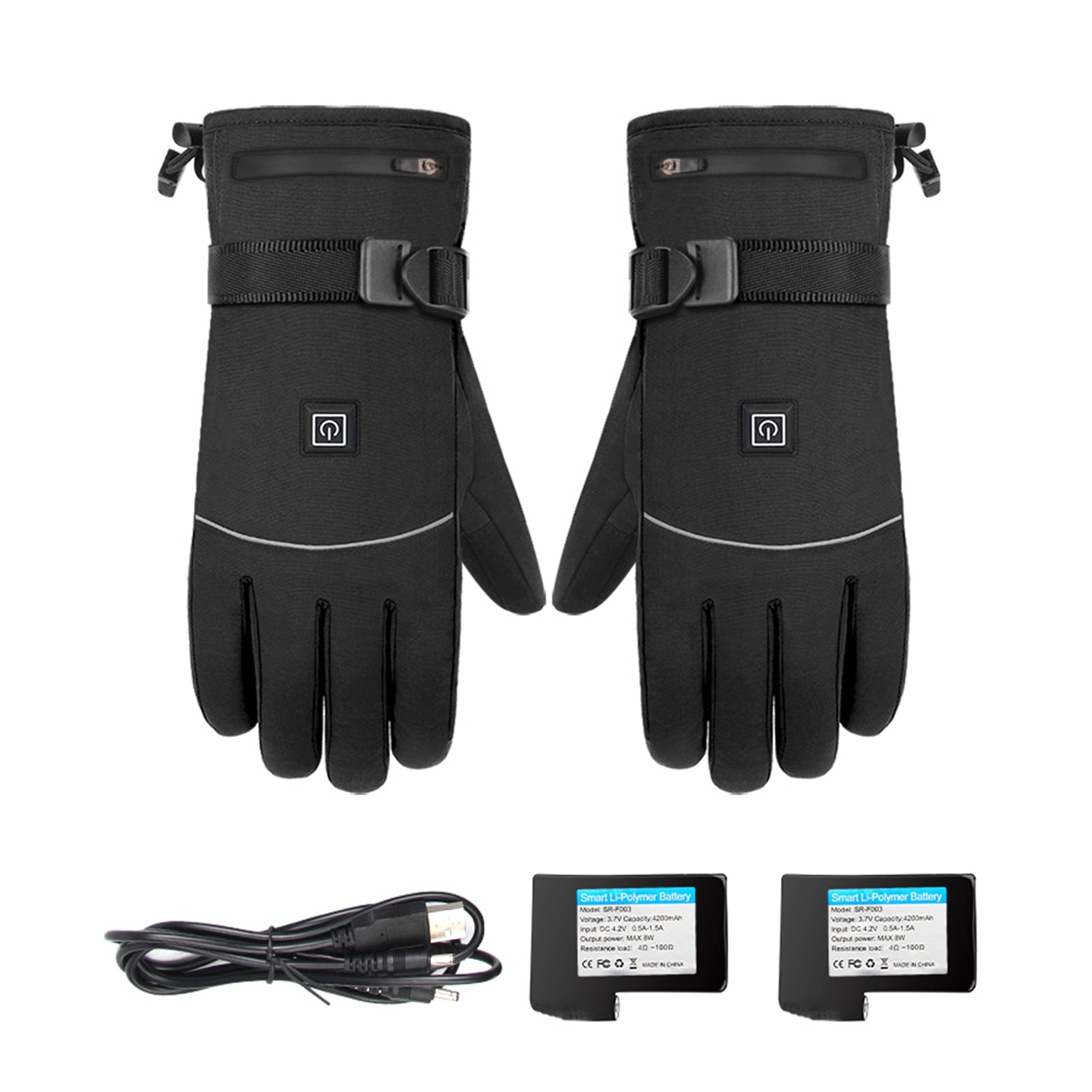 Heated Gloves 3.7V Waterproof Heated Guantes Touch Screen Battery Powered Motorbike  Hunting Fishing Skiing Cycling Gloves - lebenoutdoors