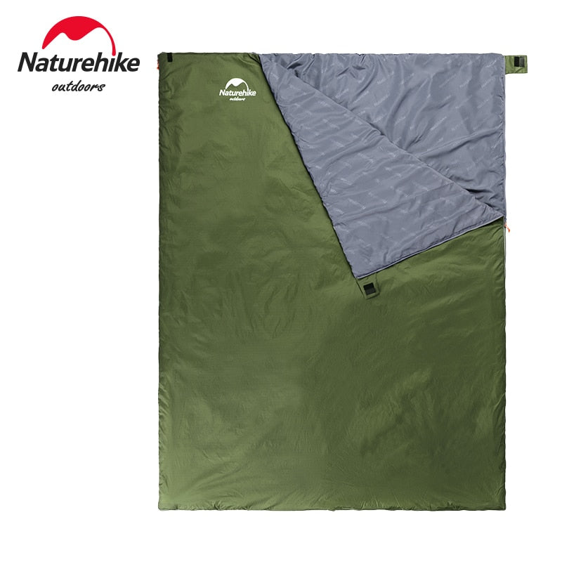 Naturehike Camping Sleeping Bag LW180 Envelope Portable Outdoor Hiking Ultralight Waterproof Backpacking Cotton Sleeping Bag - lebenoutdoors