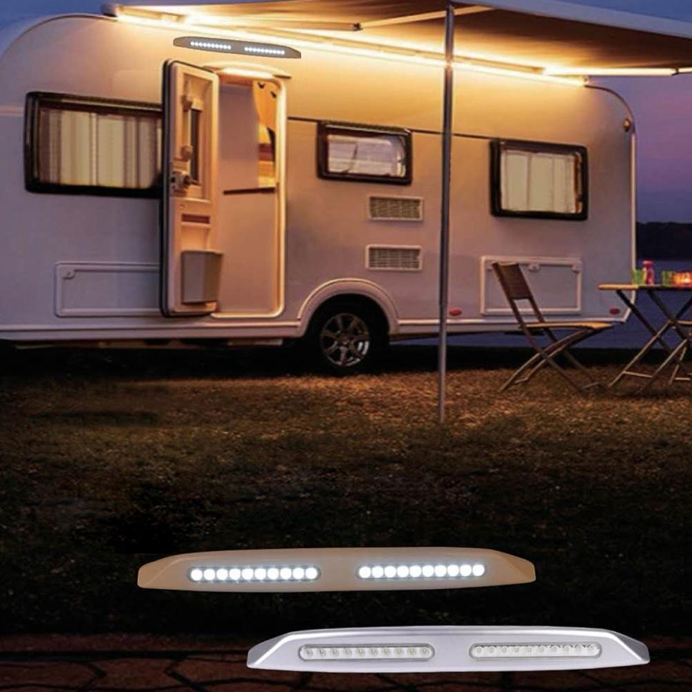 12V 20 LED RV Camper Trailer Awning Light Marine Caravan Exterior Camping Lamp No Radiation High and Low Temperature Resistance - lebenoutdoors