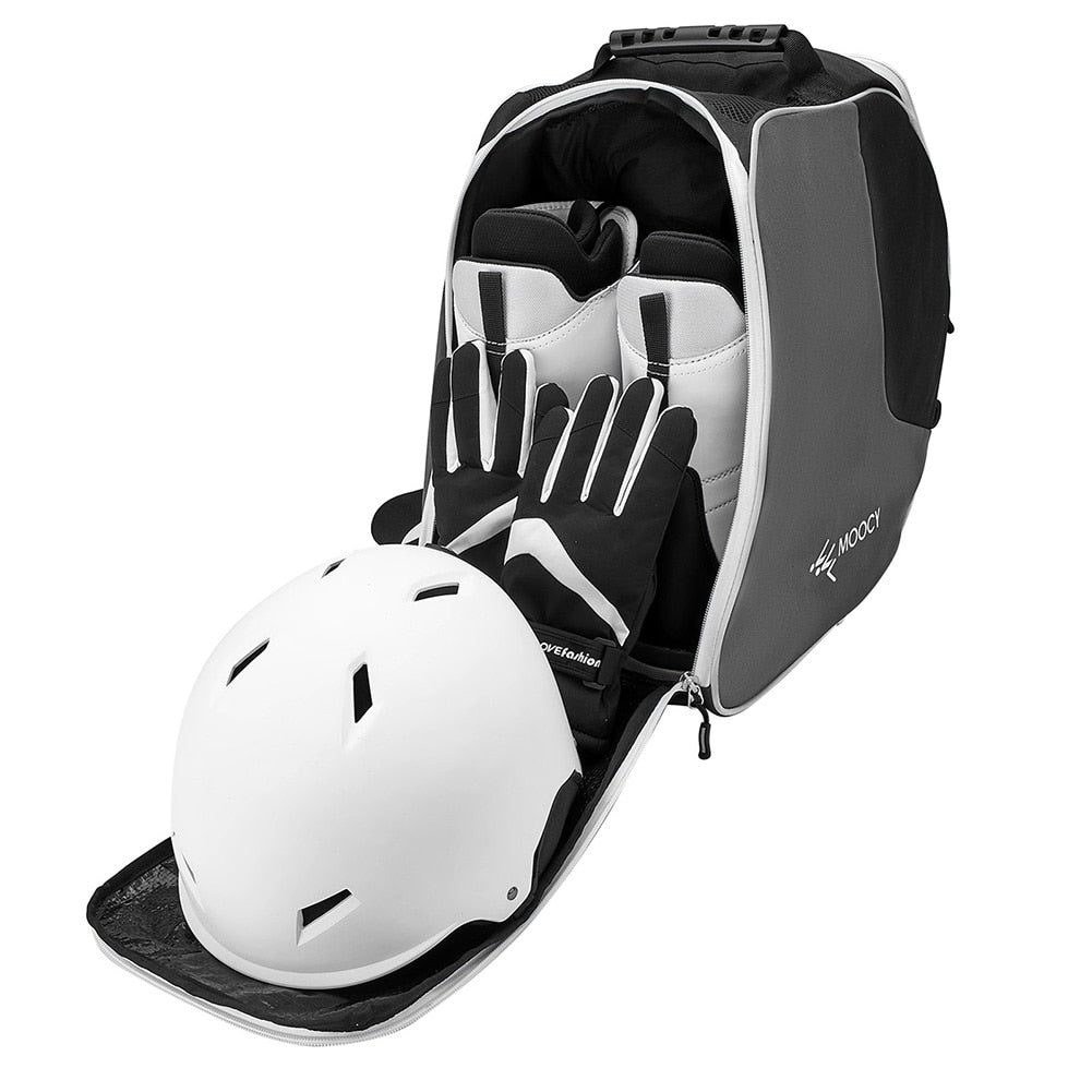 Portable Outdoor Winter Ski Boot Bag Helmet Clothing Men Women Skis Backpack스키가방 With Adjustable Waterproof for Camping Hiking - lebenoutdoors