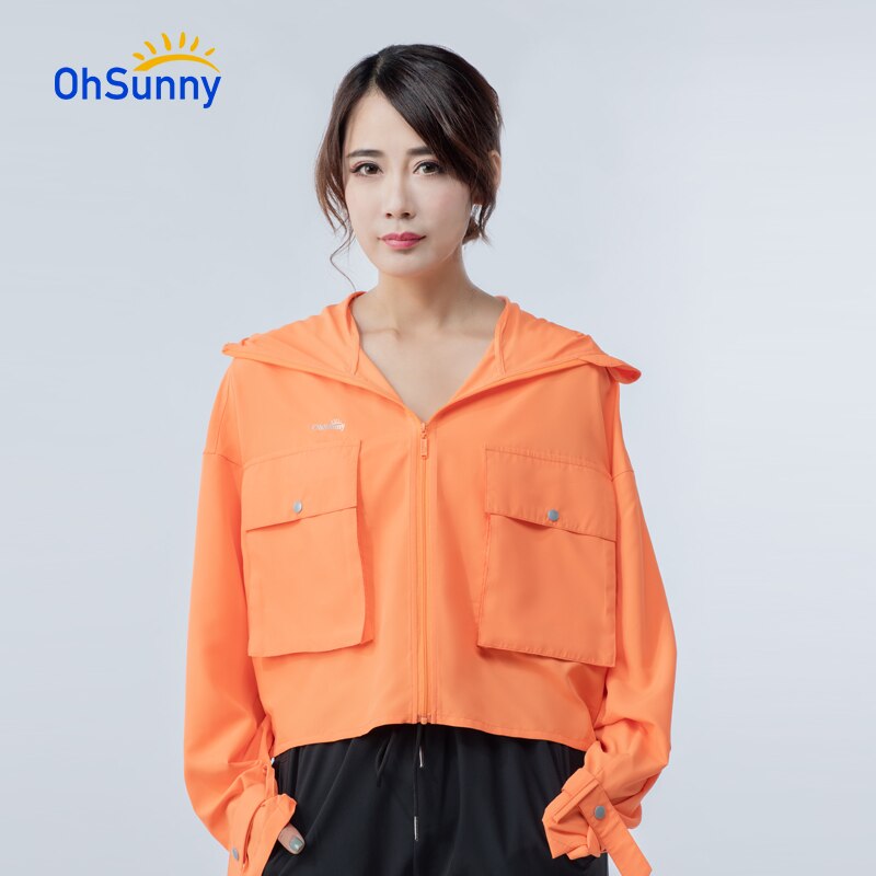 OhSunny New Summer Sunscreen Sun Protection Hooded Clothes Outdoor Sports Beach Safari Style Pleated Long Sleeve Anti UV Coats - lebenoutdoors