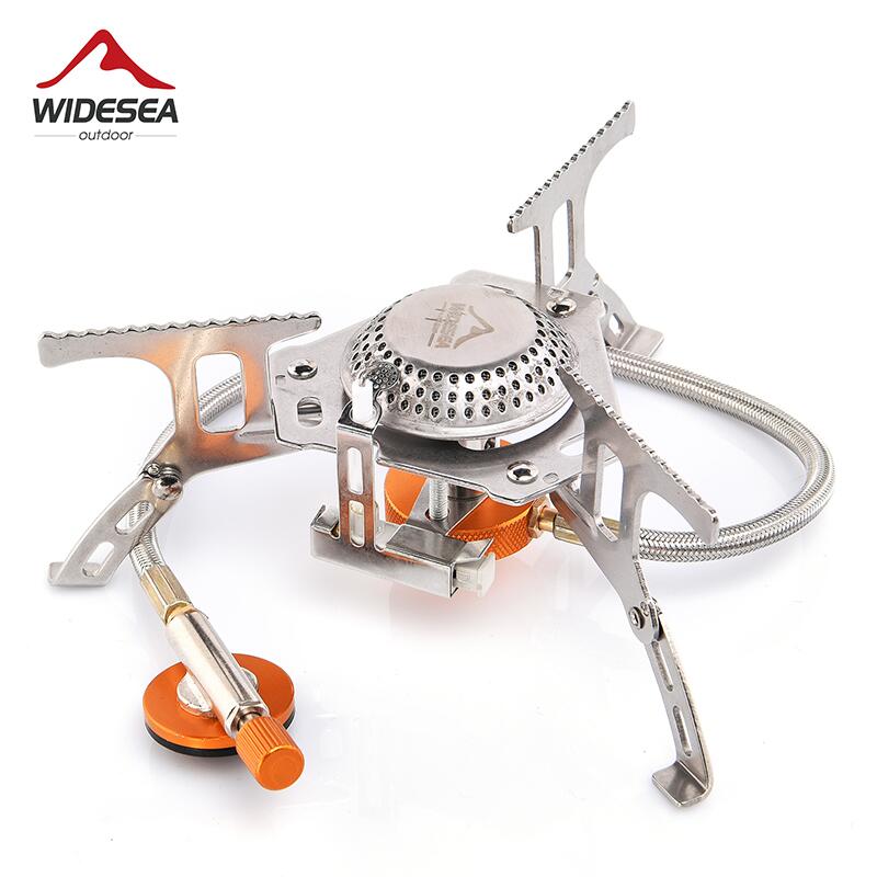 Widesea Camping Gas Stove Outdoor Tourist Burner Strong Fire Heater Tourism Cooker Survival Furnace Supplies Equipment Picnic - lebenoutdoors