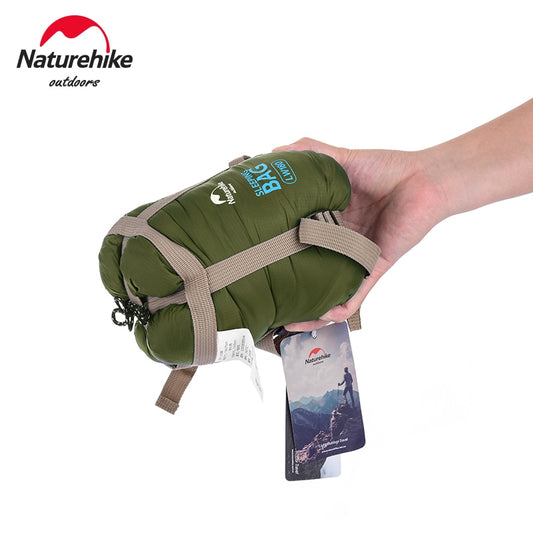 Naturehike Camping Sleeping Bag LW180 Envelope Portable Outdoor Hiking Ultralight Waterproof Backpacking Cotton Sleeping Bag - lebenoutdoors