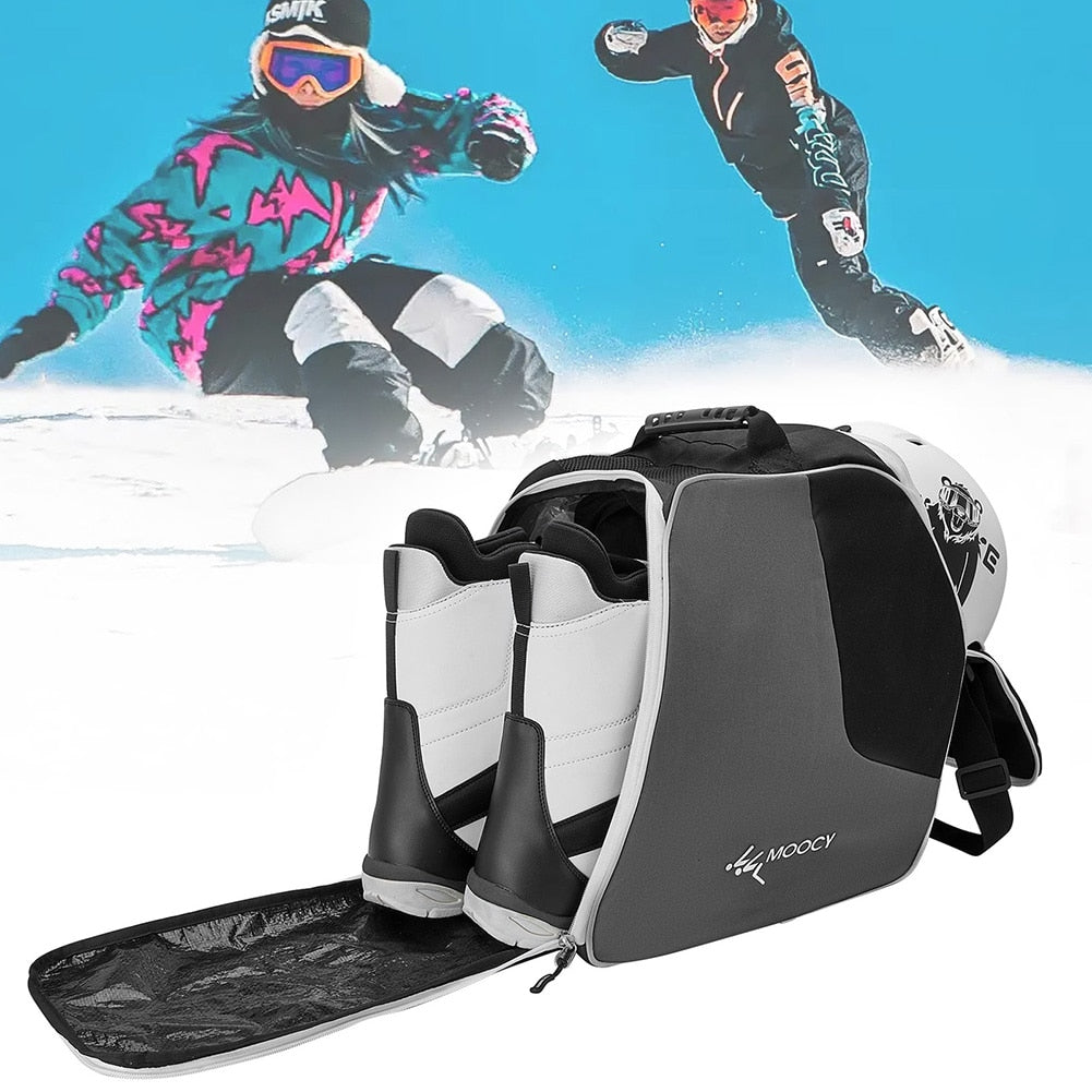 Portable Outdoor Winter Ski Boot Bag Helmet Clothing Men Women Skis Backpack스키가방 With Adjustable Waterproof for Camping Hiking - lebenoutdoors
