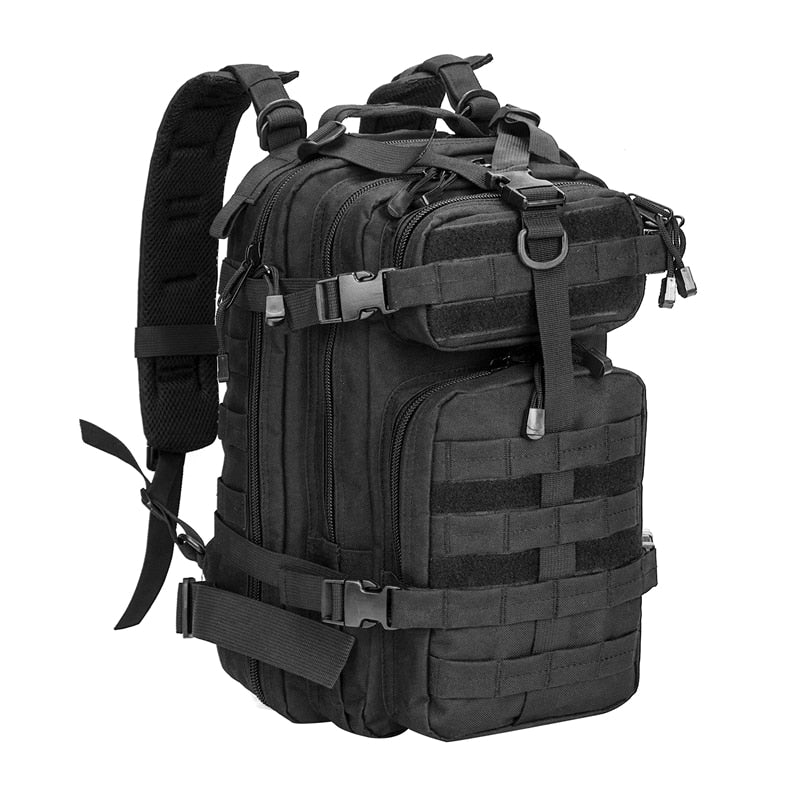 Men Army Military Tactical Backpack 1000D Polyester 30L 3P Softback Outdoor Waterproof Rucksack Hiking Camping Hunting Bags - lebenoutdoors